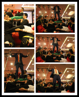 三级阶梯型“人桥钢板”