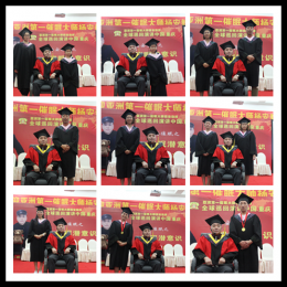 弟子与师父合影